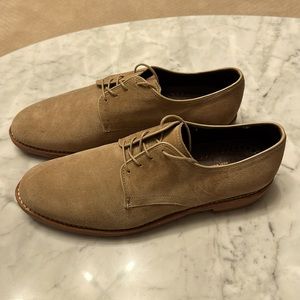 Allen Edmonds 10.5 Tan/Brown Suede Derby Dress Shows